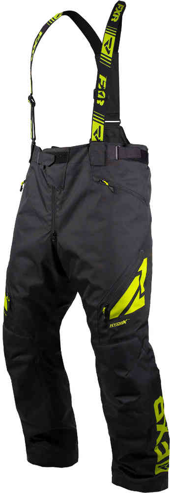 Pantaloni Snow FXR Clutch FX Bib Pants Black Yellow